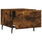 vidaXL Tavolini Salotto 2 pz Rovere Fumo 50x50x40cm Legno Multistrato