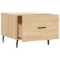 vidaXL Tavolini Salotto 2pz Rovere Sonoma 50x50x40cm Legno Multistrato