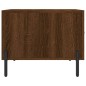 vidaXL Tavolini Salotto 2 pz Rovere Marrone 50x50x40 Legno Multistrato