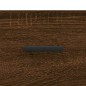 vidaXL Tavolini Salotto 2 pz Rovere Marrone 50x50x40 Legno Multistrato