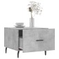 vidaXL Tavolini Salotto 2pz Grigio Cemento 50x50x40 Legno Multistrato