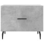vidaXL Tavolini Salotto 2pz Grigio Cemento 50x50x40 Legno Multistrato