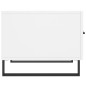 vidaXL Tavolini da Salotto 2 pz Bianchi 50x50x40 cm Legno Multistrato