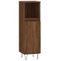 vidaXL Armadietto Bagno Rovere Marrone 30x30x100 cm Legno Multistrato vidaXL Armadietto Bagno Rovere Marrone 30x30x100 cm Legno Multistrato