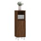 vidaXL Armadietto Bagno Rovere Marrone 30x30x100 cm Legno Multistrato vidaXL Armadietto Bagno Rovere Marrone 30x30x100 cm Legno Multistrato
