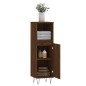 vidaXL Armadietto Bagno Rovere Marrone 30x30x100 cm Legno Multistrato vidaXL Armadietto Bagno Rovere Marrone 30x30x100 cm Legno Multistrato