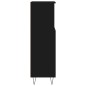 vidaXL Armadietto da Bagno Nero 30x30x100 cm in Legno Multistrato vidaXL Armadietto da Bagno Nero 30x30x100 cm in Legno Multistrato