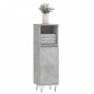 vidaXL Armadietto Bagno Grigio Cemento 30x30x100 cm Legno Multistrato vidaXL Armadietto Bagno Grigio Cemento 30x30x100 cm Legno Multistrato