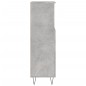 vidaXL Armadietto Bagno Grigio Cemento 30x30x100 cm Legno Multistrato vidaXL Armadietto Bagno Grigio Cemento 30x30x100 cm Legno Multistrato