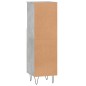 vidaXL Armadietto Bagno Grigio Cemento 30x30x100 cm Legno Multistrato vidaXL Armadietto Bagno Grigio Cemento 30x30x100 cm Legno Multistrato
