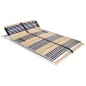vidaXL Rete a Doghe 7 Zone con 42 Doghe 140x200 cm vidaXL Rete a Doghe 7 Zone con 42 Doghe 140x200 cm