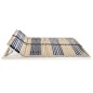 vidaXL Rete a Doghe 7 Zone con 42 Doghe 140x200 cm vidaXL Rete a Doghe 7 Zone con 42 Doghe 140x200 cm