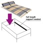 vidaXL Rete a Doghe 7 Zone con 42 Doghe 140x200 cm vidaXL Rete a Doghe 7 Zone con 42 Doghe 140x200 cm
