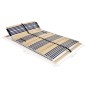 vidaXL Rete a Doghe 7 Zone con 42 Doghe 140x200 cm vidaXL Rete a Doghe 7 Zone con 42 Doghe 140x200 cm