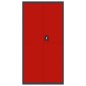 vidaXL Armadio Classificatore Antracite e Rosso 90x40x180cm in Acciaio vidaXL Armadio Classificatore Antracite e Rosso 90x40x180cm in Acciaio