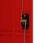 vidaXL Armadio Classificatore Antracite e Rosso 90x40x180cm in Acciaio vidaXL Armadio Classificatore Antracite e Rosso 90x40x180cm in Acciaio