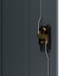vidaXL Armadio Classificatore Antracite 90x40x105 cm in Acciaio
