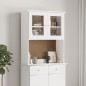 vidaXL Piano Comò ALTA Bianco 77x30x92 cm in Legno Massello di Pino vidaXL Piano Comò ALTA Bianco 77x30x92 cm in Legno Massello di Pino