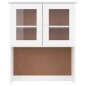 vidaXL Piano Comò ALTA Bianco 77x30x92 cm in Legno Massello di Pino vidaXL Piano Comò ALTA Bianco 77x30x92 cm in Legno Massello di Pino
