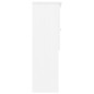 vidaXL Piano Comò ALTA Bianco 77x30x92 cm in Legno Massello di Pino vidaXL Piano Comò ALTA Bianco 77x30x92 cm in Legno Massello di Pino