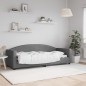 vidaXL Letto da Giorno Grigio Scuro 80x200 cm in Tessuto vidaXL Letto da Giorno Grigio Scuro 80x200 cm in Tessuto