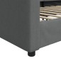 vidaXL Letto da Giorno Grigio Scuro 80x200 cm in Tessuto vidaXL Letto da Giorno Grigio Scuro 80x200 cm in Tessuto