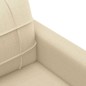 vidaXL Divano a 3 Posti Crema 180 cm in Tessuto vidaXL Divano a 3 Posti Crema 180 cm in Tessuto