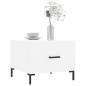 vidaXL Tavolini da Salotto 2 pz Bianchi 50x50x40 cm Legno Multistrato