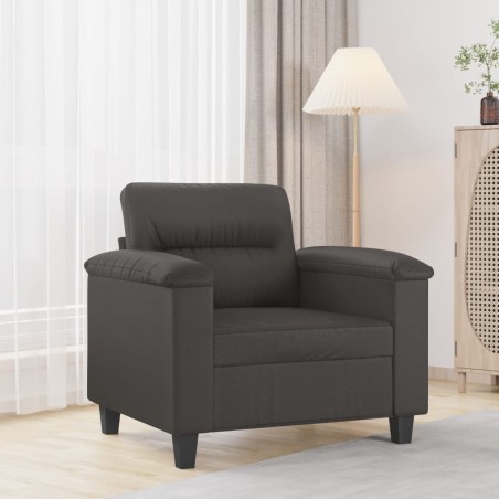 vidaXL Poltrona Grigia 60 cm in Similpelle