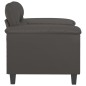 vidaXL Poltrona Grigia 60 cm in Similpelle