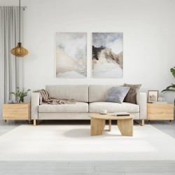 vidaXL Tavolini Salotto 2pz Rovere Sonoma 50x50x40cm Legno Multistrato