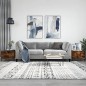vidaXL Tavolini Salotto 2 pz Rovere Fumo 50x50x40cm Legno Multistrato