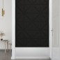 Pannelli Murali 12 pz Neri 30x30 cm Tessuto 0,54 m² Pannelli Murali 12 pz Neri 30x30 cm Tessuto 0,54 m²