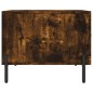 vidaXL Tavolini Salotto 2 pz Rovere Fumo 50x50x40cm Legno Multistrato
