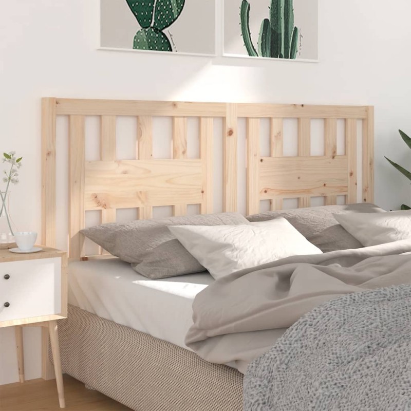 vidaXL Testiera per Letto 166x4x100 cm in Legno Massello di Pino vidaXL Testiera per Letto 166x4x100 cm in Legno Massello di Pino