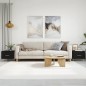 vidaXL Tavolini da Salotto 2 pz Neri 50x50x40 cm in Legno Multistrato