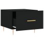 vidaXL Tavolini da Salotto 2 pz Neri 50x50x40 cm in Legno Multistrato