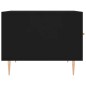 vidaXL Tavolini da Salotto 2 pz Neri 50x50x40 cm in Legno Multistrato