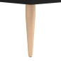 vidaXL Tavolini da Salotto 2 pz Neri 50x50x40 cm in Legno Multistrato