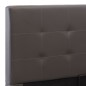 vidaXL Giroletto Contenitore Idraulico Grigio Similpelle 180x200cm