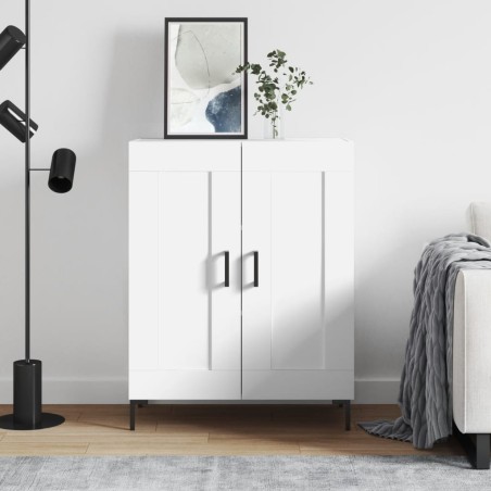 vidaXL Credenza Bianca 69,5x34x90 cm in Legno Multistrato