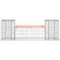 vidaXL Panca Giardino Design Gabbione 183x41x60,5 cm Massello Douglas vidaXL Panca Giardino Design Gabbione 183x41x60,5 cm Massello Douglas