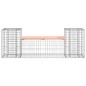 vidaXL Panca Giardino Design Gabbione 183x41x60,5 cm Massello Douglas vidaXL Panca Giardino Design Gabbione 183x41x60,5 cm Massello Douglas
