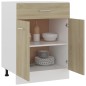 vidaXL Armadio Inferiore Cassetto Rovere Sonoma 60x46x81,5 Multistrato vidaXL Armadio Inferiore Cassetto Rovere Sonoma 60x46x81,5 Multistrato