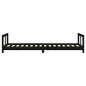 vidaXL Giroletto per Bambini Nero 80x200 cm in Legno Massello di Pino vidaXL Giroletto per Bambini Nero 80x200 cm in Legno Massello di Pino