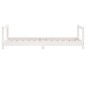 vidaXL Giroletto per Bambini Bianco 80x160cm in Legno Massello di Pino vidaXL Giroletto per Bambini Bianco 80x160cm in Legno Massello di Pino
