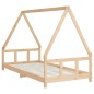 vidaXL Giroletto per Bambini 90x190 cm in Legno Massello di Pino vidaXL Giroletto per Bambini 90x190 cm in Legno Massello di Pino