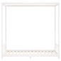 vidaXL Giroletto per Bambini Bianco 90x190cm in Legno Massello di Pino vidaXL Giroletto per Bambini Bianco 90x190cm in Legno Massello di Pino