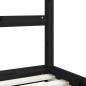 vidaXL Giroletto per Bambini con Cassetti Nero 80x160 cm Massello Pino vidaXL Giroletto per Bambini con Cassetti Nero 80x160 cm Massello Pino