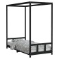 vidaXL Giroletto per Bambini Nero 90x200 cm in Legno Massello di Pino vidaXL Giroletto per Bambini Nero 90x200 cm in Legno Massello di Pino